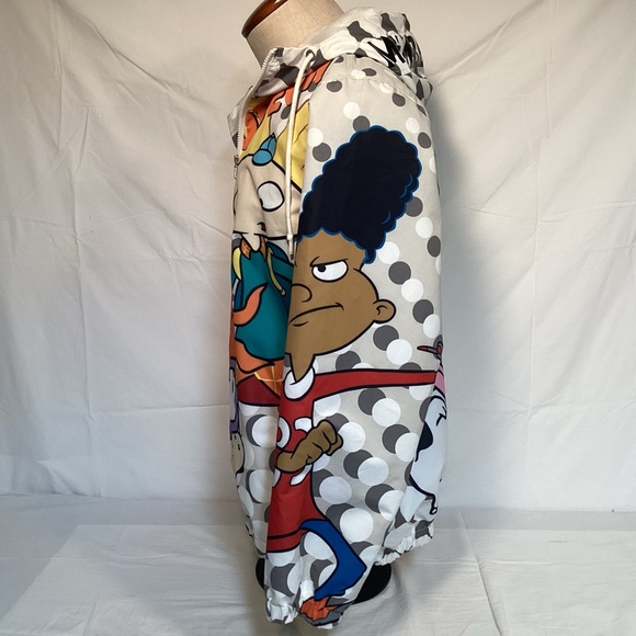 Nickelodeon Members Only Rugrats Characters Multi Color Windbreaker Size Medium - Picture 6 of 13